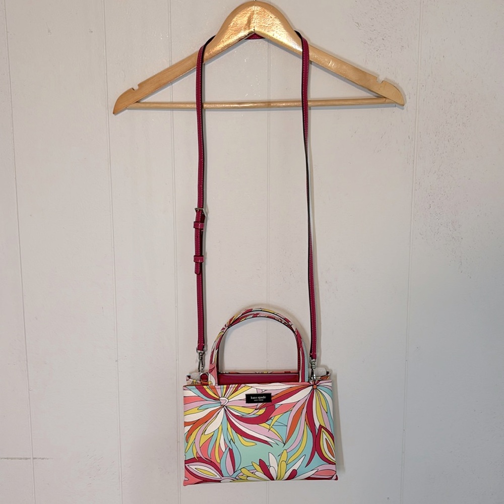kate spade Sam Icon Anemone Floral Small Tote - Picture 11 of 17